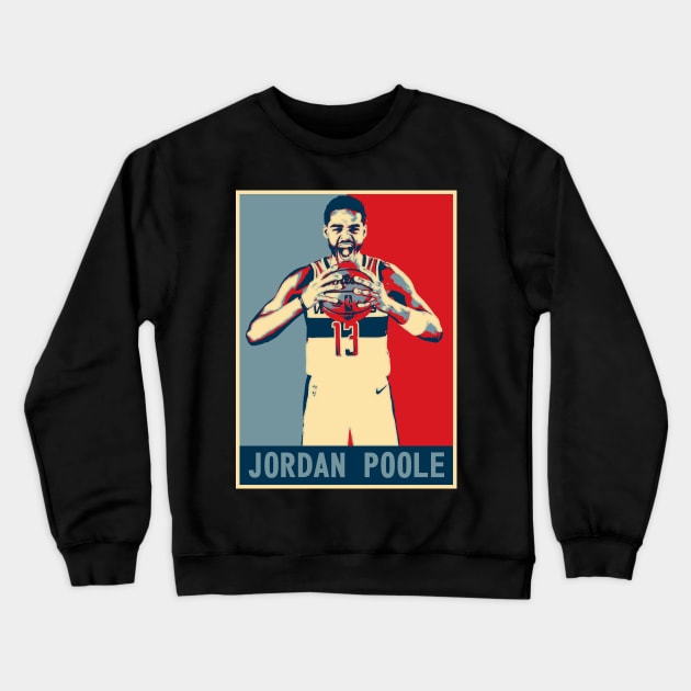 Jordan Poole Crewneck Sweatshirt by today.i.am.sad